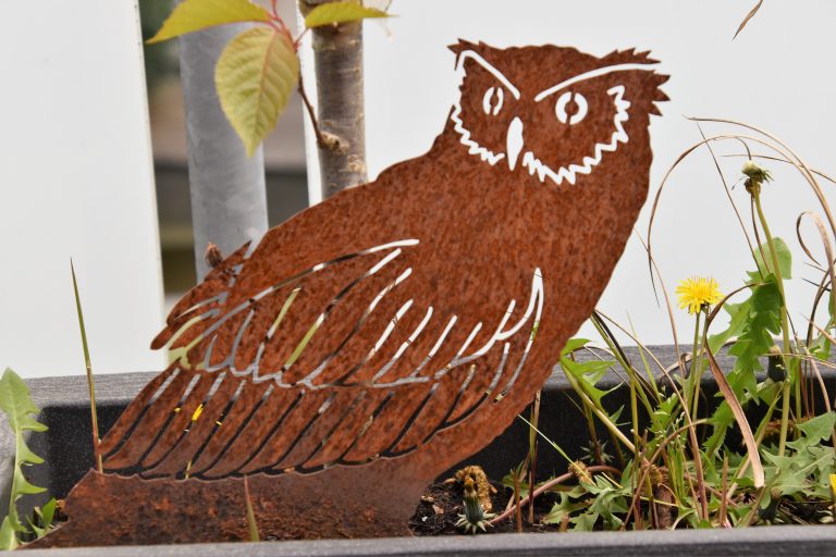 Stahlfigur "Eule"